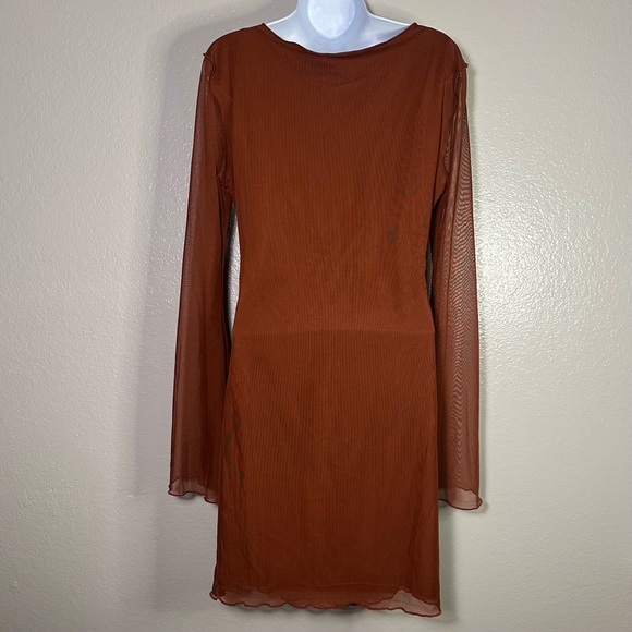 Princess Polly Baewatch Mini Dress in Brown - Picture 7 of 7
